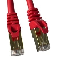 Vago-Tools CAT7 Patchkabel Netzwerkkabel rot 3m und