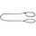 Kerbl Pet Vorführleine schwarz, Nylon mit Halsung, 6mm x 125cm