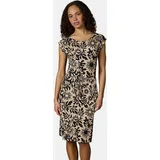 Ragwear Sommerkleid Midikleid Taggien Print Braun/Khaki 42