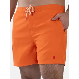 frozen cape Badeshorts RIBEIRA in Red Orange | Gr.: M
