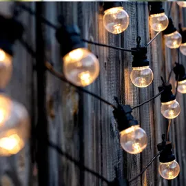 Lumi Jardin LED-Lichterkette Plastik 8,7 m Transparent
