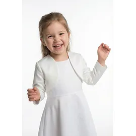 happy girls Bolero aus Satin mit offener Vorderseite, Offwhite, 146