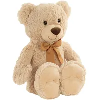 IDENA 40255 - Teddybär mit kuscheligem Fell in Beige