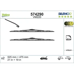 VALEO 574290 Wischblatt SILENCIO CONVENTIONAL SET