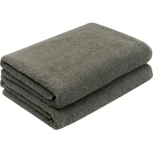 ZOLLNER Handtuchset 70 x 140 cm grau 2 St.