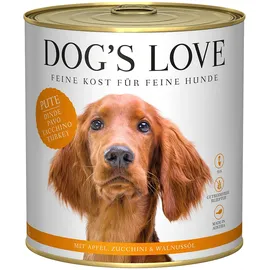 dog ́s love Adult Classic Pute mit Apfel und Zucchini 6 x 800 g