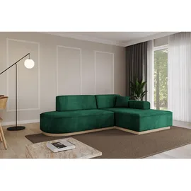 altdecor Ecksofa Ottomane Rechts IREA-L1 232x165x80 cm Grün