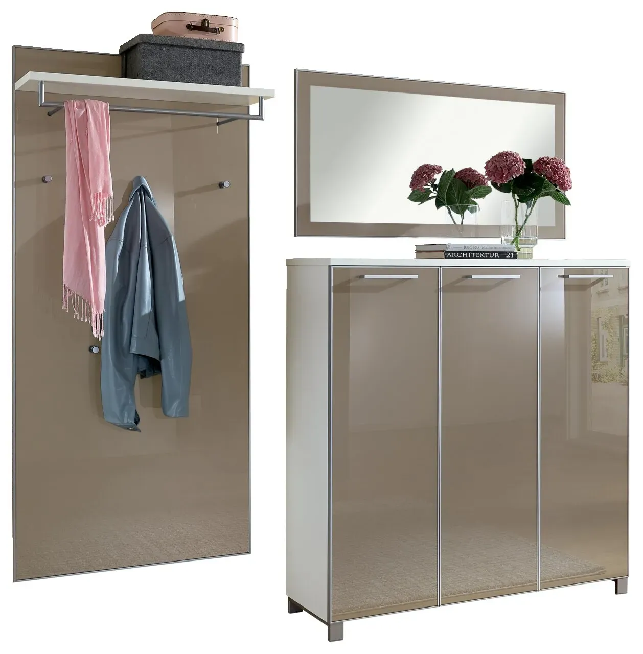 VOSS Garderoben-Set 3-tlg. SANTINA - B/H/T ca. 216,00x196,00x37,00