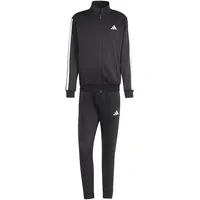 adidas Herren Sportswear Basic 3-Streifen, Fleece Track Suit, black, XXL Schwarz