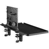 NanoRS Schreibtisch-Verlängerung Computerregal Zusätzliches Regal Aufhänger Schwarz