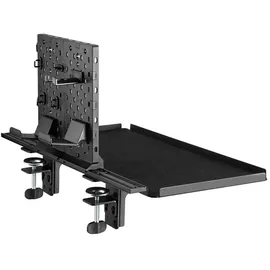 NanoRS Schreibtisch-Verlängerung Computerregal Zusätzliches Regal Aufhänger Schwarz