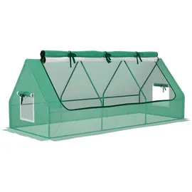Outsunny Gewächshaus 240L x 90B x 90H cm - gruen