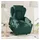vidaXL Massagesessel Elektrisch 94,5 x 100 x 0 cm Dunkelgrün mit Aufstehhilfe