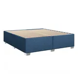 vidaXL Bettgestell 200 x 200 cm Blau