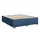 vidaXL Bettgestell 200 x 200 cm Blau