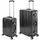 TRAVELHOUSE Reisekoffer Koffer-Set 2-tlg. schwarz/silber/grau/grün/gold/rot