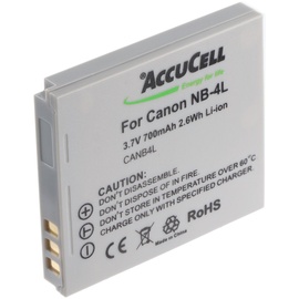 AccuCell Akku passend für Canon NB-4L Akku