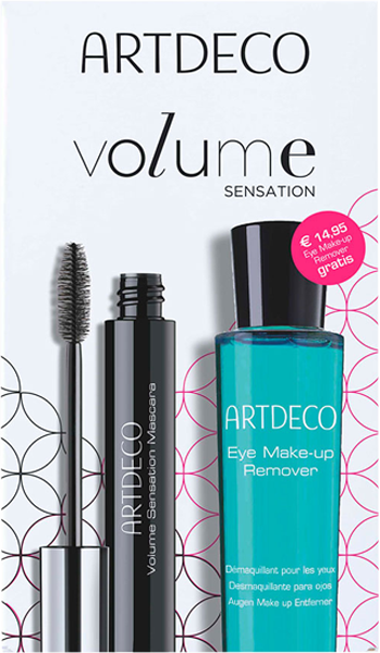 Artdeco Volume Sensation Mascara & Remover Set = Volume Sensation Mascara 15 ml + Make-Up Remover 50 ml - 2 Artikel im Set