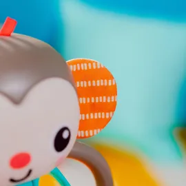 Bright Starts Grab & Giggle Monkey Rassel bunt