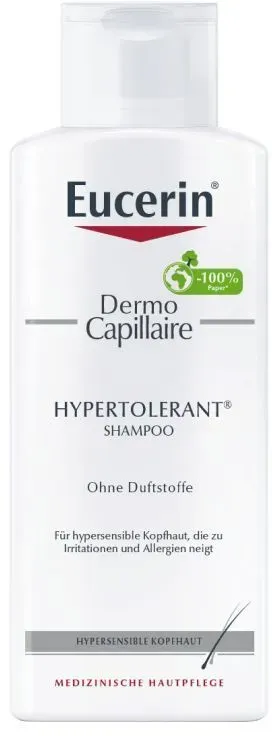 Eucerin DermoCapillaire Hypertolerant Shampoo – besonders hautfreundliches und mildes Shampoo für hypersensible Kopfhaut