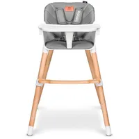 Lionelo - Kinderhochstuhl 2-in-1 KOEN Grey Stone - Grau/Beige