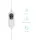 TrueLife TLHB1508 Heizdecke 80 x 150 cm Grau
