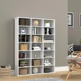 VCM Megosa M Bücherregal 40 x 30 x 180 cm Weiß