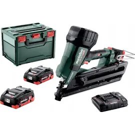 Metabo NFR 18 LTX 90 mit 2 x 4 Ah Akkus und metaBOX 340