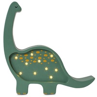 Little Lights Lampe Dino Diplodocus mini, militärisches-grün | Little