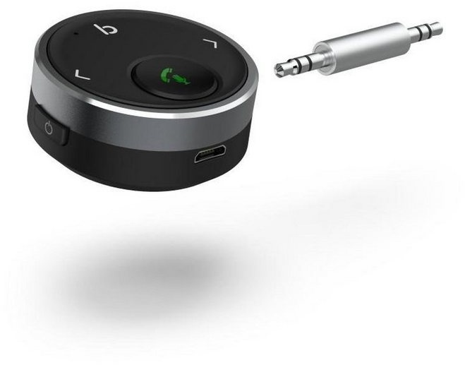 Produktbild Hama FM-Transmitter Bluetooth®-Receiver für Kfz, mit 3,5-mm-Stecker Audio-Adapter