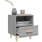 vidaXL Nachtschrank 40 x 35 x 47 cm Grau