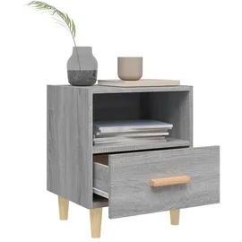 vidaXL Nachtschrank 40 x 35 x 47 cm Grau