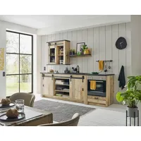 Home Affaire Küchenzeile »Sherwood«, Breite 264 cm, mit Herdumbauschrank,
