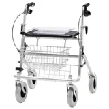 Bischoff & Bischoff Rollator B XL Gehwagen Schwarz/Silber