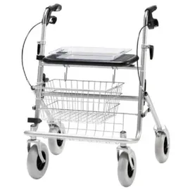 Bischoff & Bischoff Rollator B XL Gehwagen Schwarz/Silber