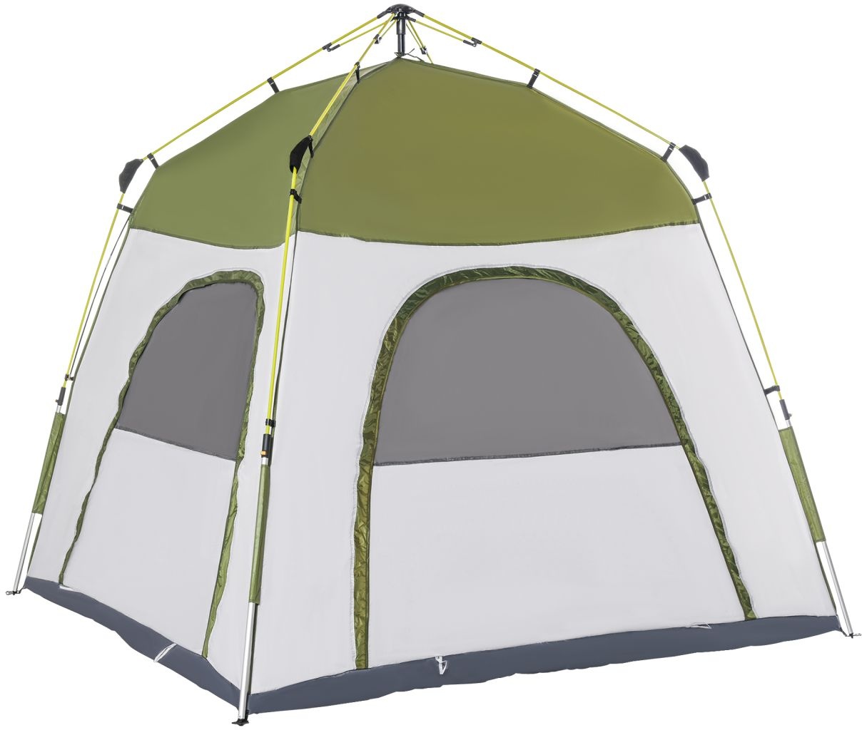 Camping Zelt 4 Personen Zelt Familienzelt 190T PU1000mm