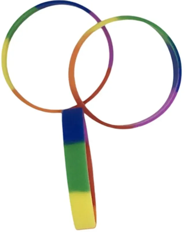 PRIDE - LGBT-FLAGGE SILIKONARMBAND