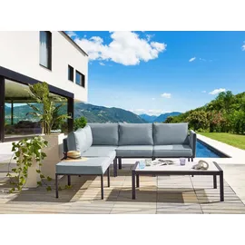 Beliani Lounge Set 5-tlg. Schwarz