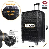 XXL 138L Koffer Reisekoffer Travel Hartschalenkoffer Reisen 49x75x32 cm Herren