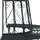 vidaXL Baumbank 160 x 80 x 89 cm Schwarz