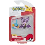 Pokémon Battle Figure 2 Pack - 5cm Figures Noibat Och Mudkip - Official Pokemon playset for Children 4+ Years