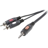 SpeaKa Professional SP-7869920 Cinch / Klinke Audio Anschlusskabel [2x