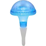 Konstsmide Solarleuchte Kunststoff B: 14,5cm T: 14,5cm H: 27,5cm 1 Akku AA blau