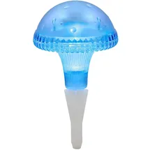 Konstsmide Solarleuchte Kunststoff B: 14,5cm T: 14,5cm H: 27,5cm 1 Akku AA blau