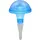 Konstsmide Solarleuchte Kunststoff B: 14,5cm T: 14,5cm H: 27,5cm 1 Akku AA blau