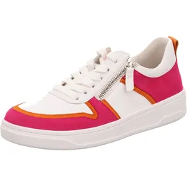 Gabor Sneaker Damen Weite E Orange/Pink/Weiß 38,5