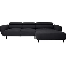 werk2 Eckcouch Polyester 2-Sitzer Grau