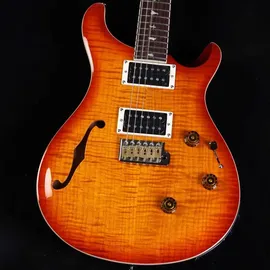 PRS SE Custom 24 Semi-Hollow Piezo E-Gitarre Halbvertiefung 6 Saiten Orange