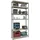 TKT Aktenregal Metall 210x100x30 cm silber