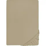 biberna 0077866 Jersey-Elastic 180 x 200 - 200 x 220 x 25 cm taupe